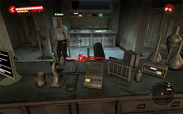 Go to the machine on the right and press Action key - Use blood sampler - Chapter 4 - Dr Kessler - Dead Island Riptide - Game Guide and Walkthrough
