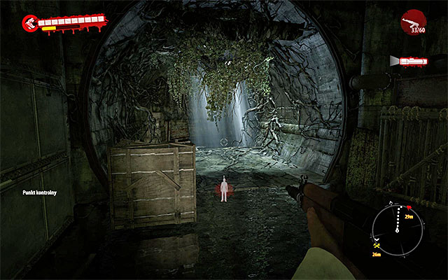 Turn around and return to the main area of battle and then choose a left passage (screen above) - Find a key - Chapter 6 - The Tunnels - Dead Island Riptide - Game Guide and Walkthrough