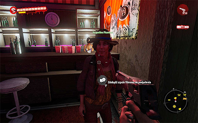 Jacqueline Phantom can be found at the bar - Convince Jacqueline to burn film stocks - Chapter 10 - Rescue - Dead Island Riptide - Game Guide and Walkthrough