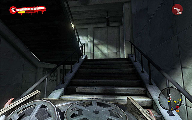 Take the crate nearby the bar and then head left, reaching a staircase - Place film stocks on the roof - Chapter 10 - Rescue - Dead Island Riptide - Game Guide and Walkthrough