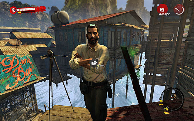 Now you can return on roof and talk with Dave (beware of new Infested - On the Set - Side missions - Jungle - Dead Island Riptide - Game Guide and Walkthrough