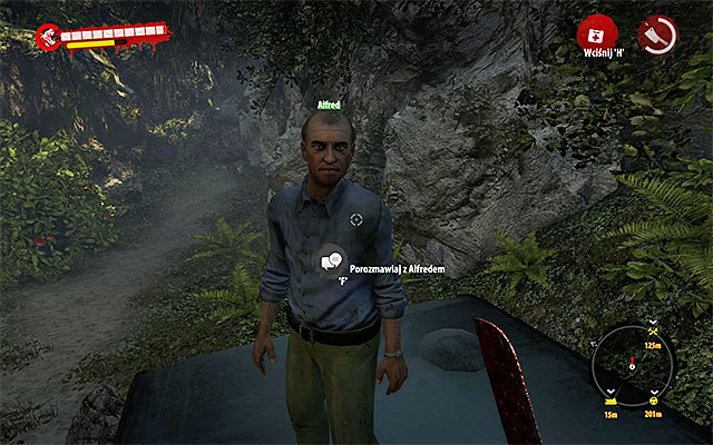 When you eliminate all zombies, talk with Alfred, who gives you cash - Rescue Alfred - Side missions - Jungle - Dead Island Riptide - Game Guide and Walkthrough