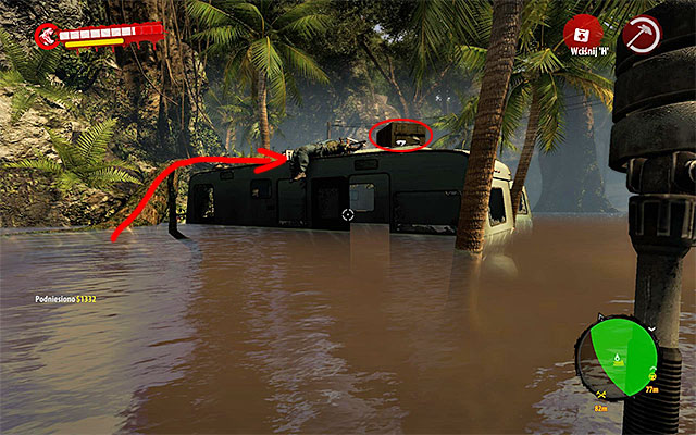 Crate is on the one of trailers roofs - Proximity - Side missions - Jungle - Dead Island Riptide - Game Guide and Walkthrough