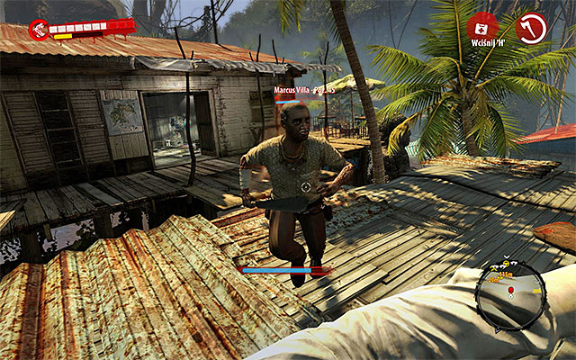 Just when the talk ends, Marcus takes out a blade and attacks you - Stop the Madness - Side missions - Jungle - Dead Island Riptide - Game Guide and Walkthrough