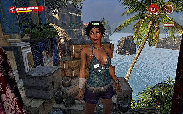 When you kill all zombies, use ladder and talk with Gianna, who thanks you and gives you a lot of money - Rescue Gianna - Side missions - Henderson - Dead Island Riptide - Game Guide and Walkthrough