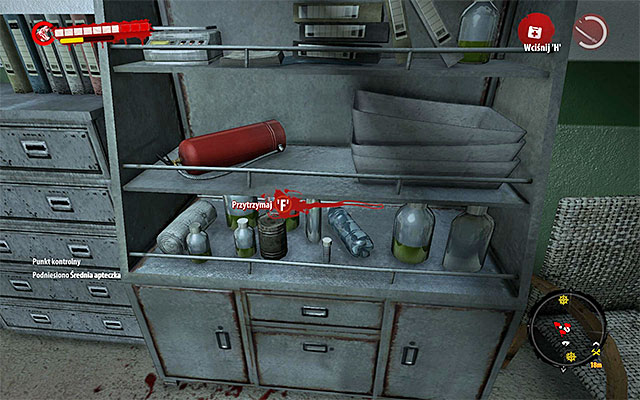 Enter the drug store and search three places pointed out by the game - Healthcare - Side missions - Henderson - Dead Island Riptide - Game Guide and Walkthrough