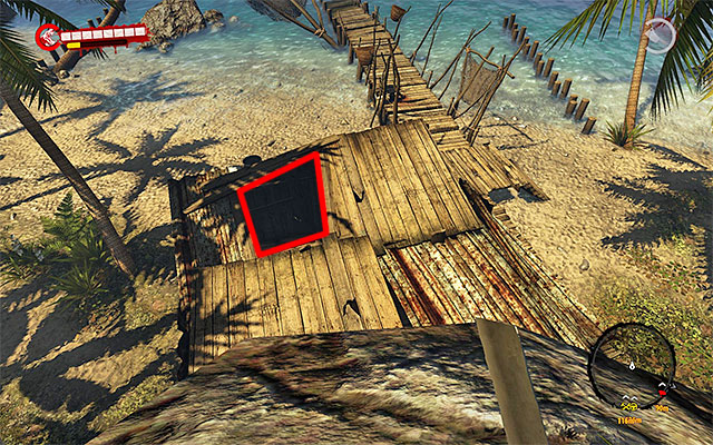 To get inside the cottage, go to the rocks on east of it and use a hole in the roof - Recordings - Jungle - Secrets - Dead Island Riptide - Game Guide and Walkthrough