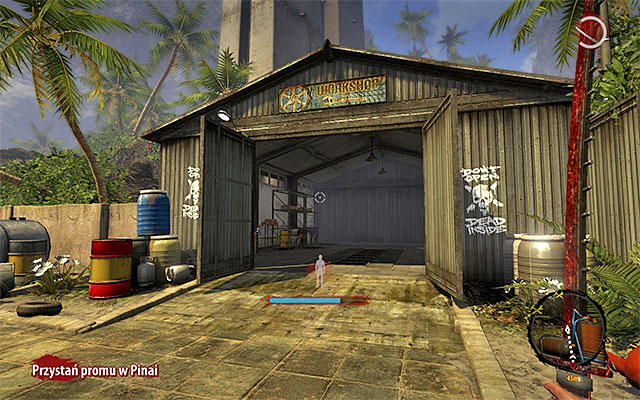 Entrance to this building is locked until you defend against an attack of Horde what takes place in the main quest Terminal Siege - Modifications - Jungle (1) - Secrets - Dead Island Riptide - Game Guide and Walkthrough