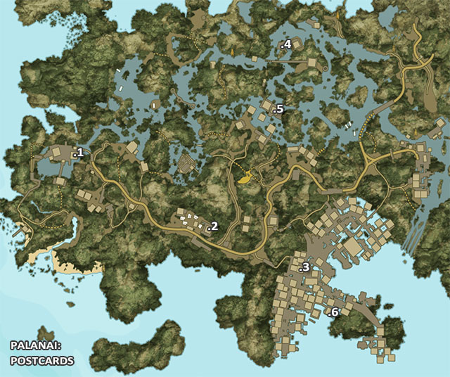 1 - Postcards - Maps - Secrets - Dead Island Riptide - Game Guide and Walkthrough
