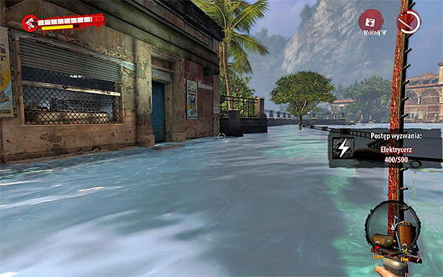 Enter the flooded area and get to the barred entrance to the workshop, beware of Floaters on your way there - Postcards - Henderson - Secrets - Dead Island Riptide - Game Guide and Walkthrough