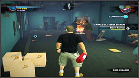 Head to the backstage [1] and find the changing room - Case 1 - p. 2 - Side missions - Dead Rising 2 - Game Guide and Walkthrough