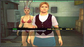 After the fight, talk with the tied woman [1] and escort her to the bunker [2] - Case 1 - p. 2 - Side missions - Dead Rising 2 - Game Guide and Walkthrough