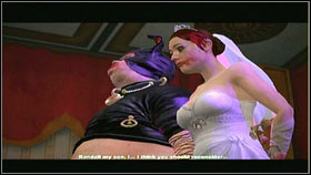 Once you get to the chapel [1], you will witness a quite gruesome wedding [2], after which you will have to fight the groom - Case 3 - p. 2 - Side missions - Dead Rising 2 - Game Guide and Walkthrough