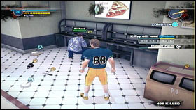 The man you're looking for is at Dining at Daveys (M5, 6) [1] and is willing to follow you to the safe house, but firstly he has to eat something [2] - Case 4 - p. 1 - Side missions - Dead Rising 2 - Game Guide and Walkthrough