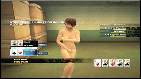 In this mission, you have to play poker [1] and undress one of the other players to underwear [2] - Case 4 - p. 2 - Side missions - Dead Rising 2 - Game Guide and Walkthrough