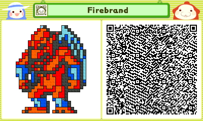Pushmo / PullBlox QR Code - Firebrand (Ghosts and Goblins)