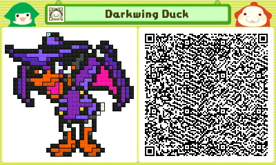 Pushmo / PullBlox QR Code - Darkwing Duck (Duck Tales)