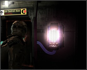 The emergency exit marked with a green arrow should be open now - New Arrivals Part 1 - Chapter 01: New Arrivals - Dead Space - Game Guide and Walkthrough