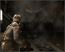 In order to get to the objective you need to pass through the door leading to the tram tunnel - New Arrivals Part 2 - Chapter 01: New Arrivals - Dead Space - Game Guide and Walkthrough