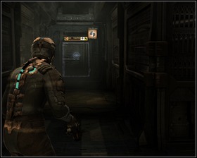 Going right youll find Save station, and if you check the dead end youll see a container just waiting to be smashed - New Arrivals Part 2 - Chapter 01: New Arrivals - Dead Space - Game Guide and Walkthrough