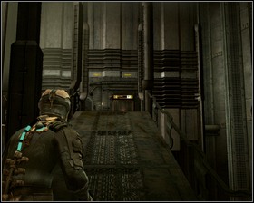 When you get to the elevator ready your weapons as an unpleasant surprise awaits you at the end of the ride - New Arrivals Part 3 - Chapter 01: New Arrivals - Dead Space - Game Guide and Walkthrough