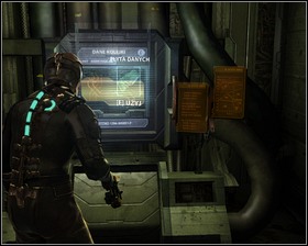Proceed along the corridor and be sure to use the Save station - New Arrivals Part 3 - Chapter 01: New Arrivals - Dead Space - Game Guide and Walkthrough