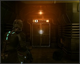 Get back towards the Lounge and enter the room to the tram station - New Arrivals Part 4 - Chapter 01: New Arrivals - Dead Space - Game Guide and Walkthrough