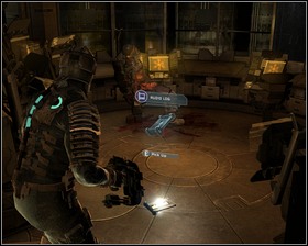 Theres a locker at the end of the lounge - Course Correction Part 1 - Chapter 03: Course Correction - Dead Space - Game Guide and Walkthrough
