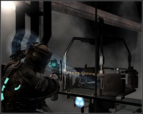 When you reach the control room turn to the refuelling station and go to the place where you activated the first console - Course Correction Part 2 - Chapter 03: Course Correction - Dead Space - Game Guide and Walkthrough