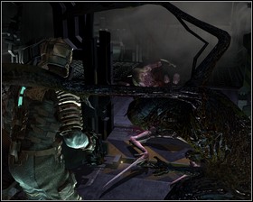 Get onto the car and activate it by pressing E - Course Correction Part 2 - Chapter 03: Course Correction - Dead Space - Game Guide and Walkthrough