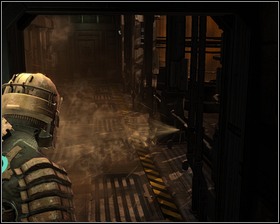 In the Atmosphere control room you will find a Save station, Store and some lockers - Environmental Hazard Part 1 - Chapter 06: Environmental Hazard - Dead Space - Game Guide and Walkthrough