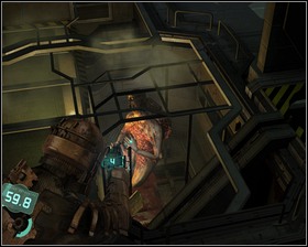 Right outside the elevator you will find a feeding system terminal - Environmental Hazard Part 3 - Chapter 06: Environmental Hazard - Dead Space - Game Guide and Walkthrough