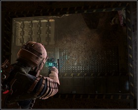 Two more jumps are needed - one above the generator and the second into the door leading to the next room - Environmental Hazard Part 4 - Chapter 06: Environmental Hazard - Dead Space - Game Guide and Walkthrough