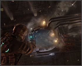 The second tether also shouldnt pose any problems, even though its high above you - remember that youre in zero g and you can easily get to a comfortable position - Into the Void Part 2 - Chapter 07: Into the Void - Dead Space - Game Guide and Walkthrough