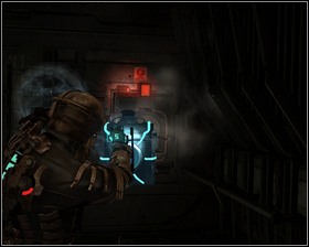 There are some containers and crates here - Dead on arrival Part 1 - Chapter 09: Dead on arrival - Dead Space - Game Guide and Walkthrough