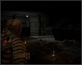 The bloody trail leads to the scene of massacre - End of days Part 2 - Chapter 10: End of days - Dead Space - Game Guide and Walkthrough