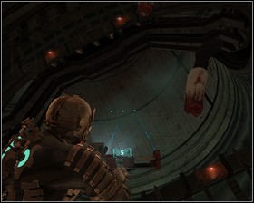 The tunnel has no gravity, so you can just dodge obstacles by jumping around them - Dead Space Part 2 - Chapter 12: Dead Space - Dead Space - Game Guide and Walkthrough