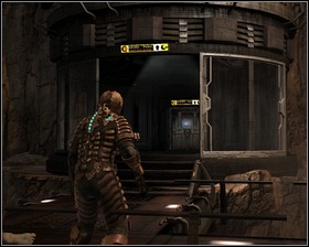 Once you get to the end of the rail activate the console, watch a brief cut-scene - Dead Space Part 2 - Chapter 12: Dead Space - Dead Space - Game Guide and Walkthrough