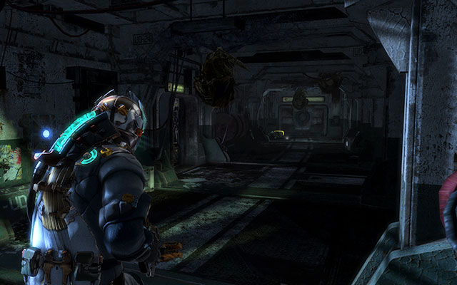 You'll find yourself in a corridor again - Reach the command saucer - 3: The Lost Flotilla - Dead Space 3 - Game Guide and Walkthrough