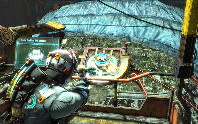 Go to the gondola and ride under the shuttle hull - Craft a remote relay - 6: Repair to Ride - Dead Space 3 - Game Guide and Walkthrough