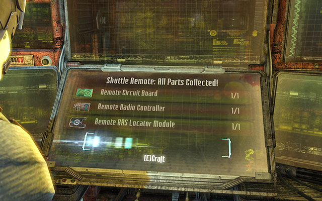 Return to the cargo elevator go ride it up - Craft a remote relay - 6: Repair to Ride - Dead Space 3 - Game Guide and Walkthrough