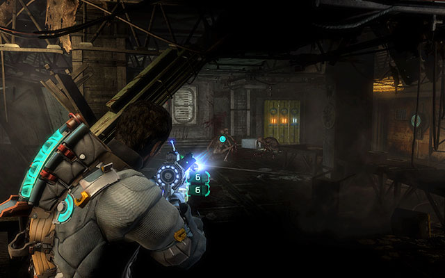 Move ahead, through the cold room - Locate a suit kiosk - 9: Onward - Dead Space 3 - Game Guide and Walkthrough