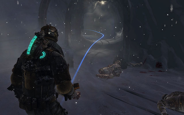 After the battle finishes, go towards one of the tent-like structures - Locate the Experiment Facility - 10: Now We Know - Dead Space 3 - Game Guide and Walkthrough