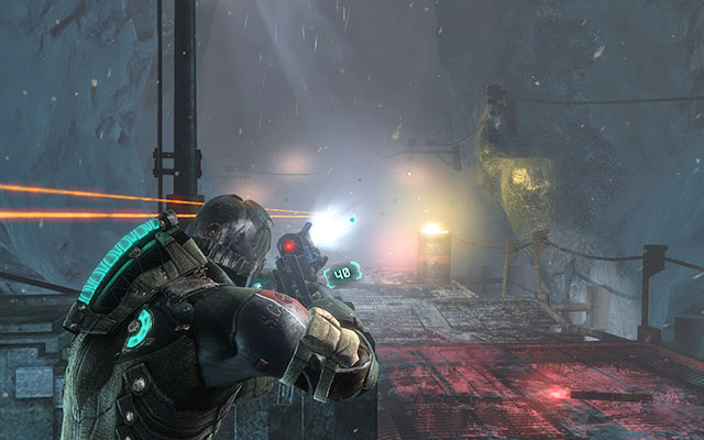 Right after exiting the facility youll be attacked by Unitologists - particularly watch out for the enemy with RPG - Retrieve the Codex from Danik - 15: A Change of Fortitude - Dead Space 3 - Game Guide and Walkthrough