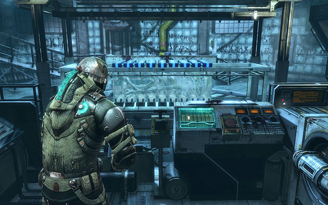 After proper rearranging all pieces, Rosetta should be completed - so now it is time to start the machine - Arrange Rosetta at the sample array - 15: A Change of Fortitude - Dead Space 3 - Game Guide and Walkthrough