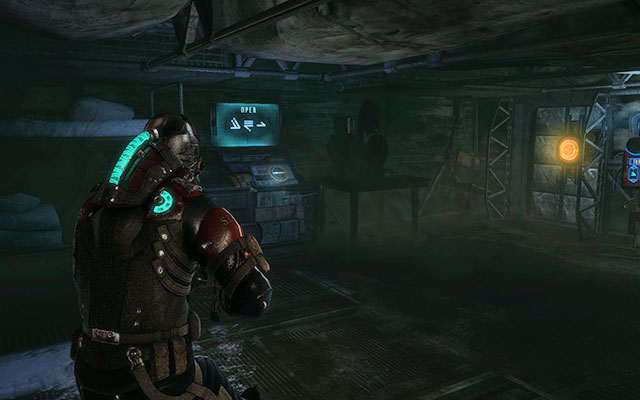 In the next room you have to listen to the audio log first - Retrieve the Codex from Danik - 17: A Strange City - Dead Space 3 - Game Guide and Walkthrough