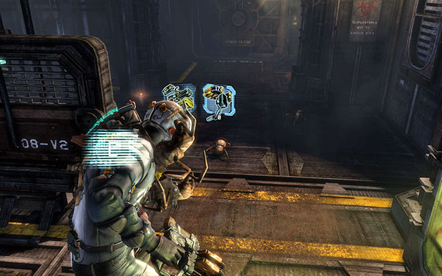 A further way leads through several corridors full of crates with radioactivity marks and Necromorphs - Restore power and override the lock-down - Side missions: C.M.S. Greely - Dead Space 3 - Game Guide and Walkthrough