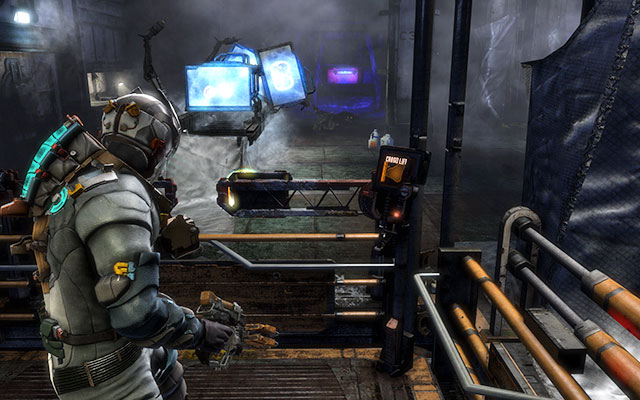 Go down the stairs and head to the unlocked door - Restore power and override the lock-down - Side missions: C.M.S. Greely - Dead Space 3 - Game Guide and Walkthrough