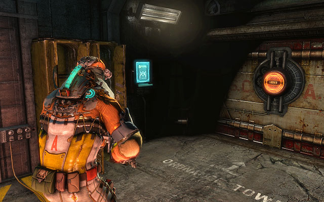 Walk around carts and bypass the door security to continue your walk - Collect the munitions cache - Side missions: Armory - Dead Space 3 - Game Guide and Walkthrough