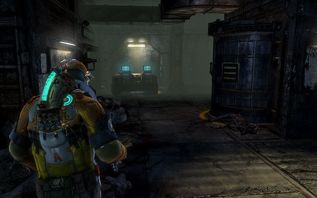 Go to the end of the corridor and ride the elevator up - Collect the munitions cache - Side missions: Armory - Dead Space 3 - Game Guide and Walkthrough